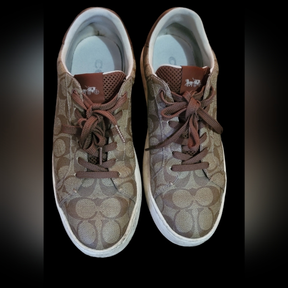 COACH Men Sneakers Size 9.5 - Picture 2 of 3